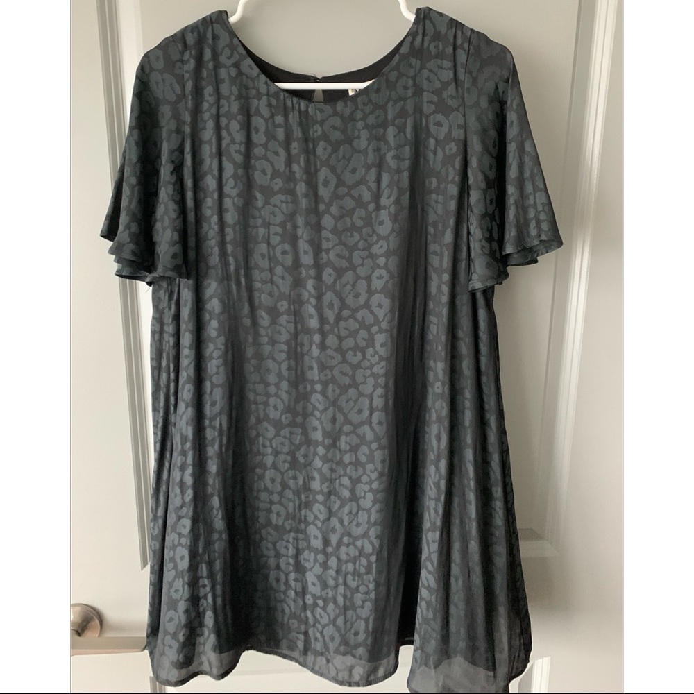 Show Me Your MuMu Slip Dress - Size S, Color Black Leopard